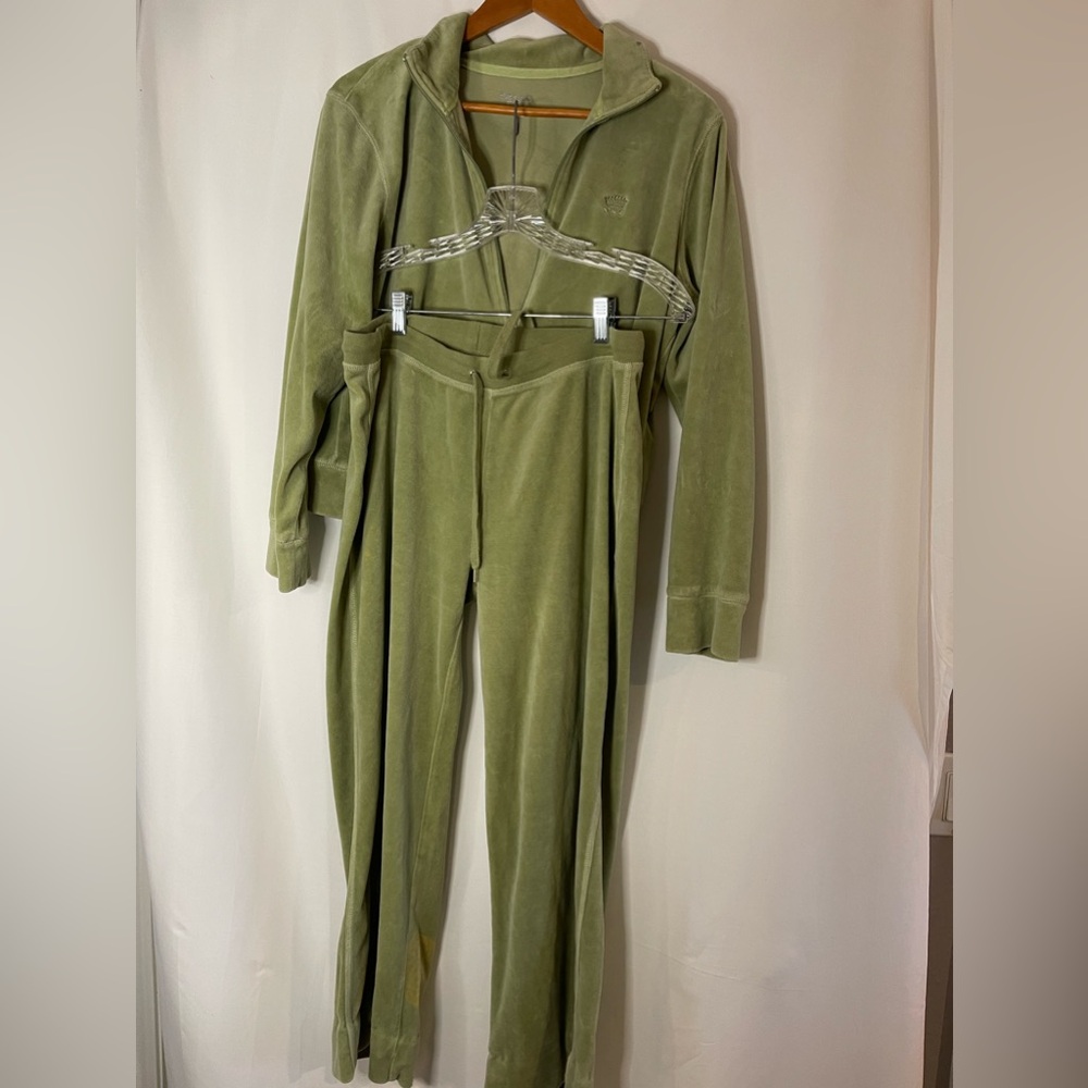 Green Valore track Suit